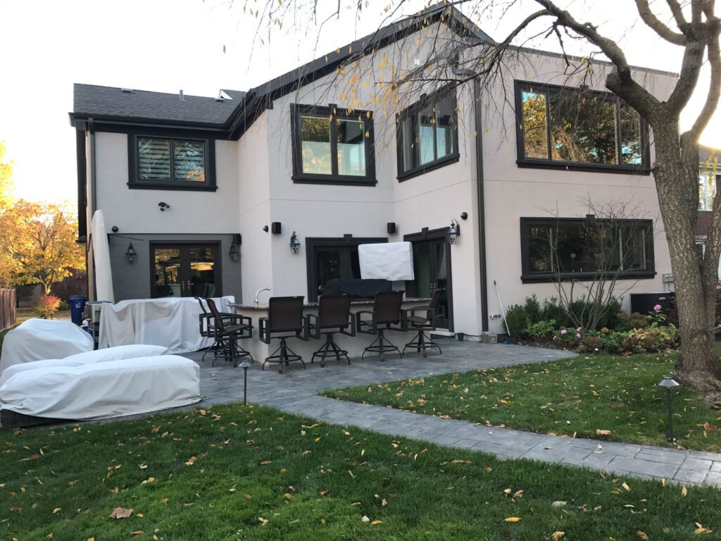 Outdoor patio remodel