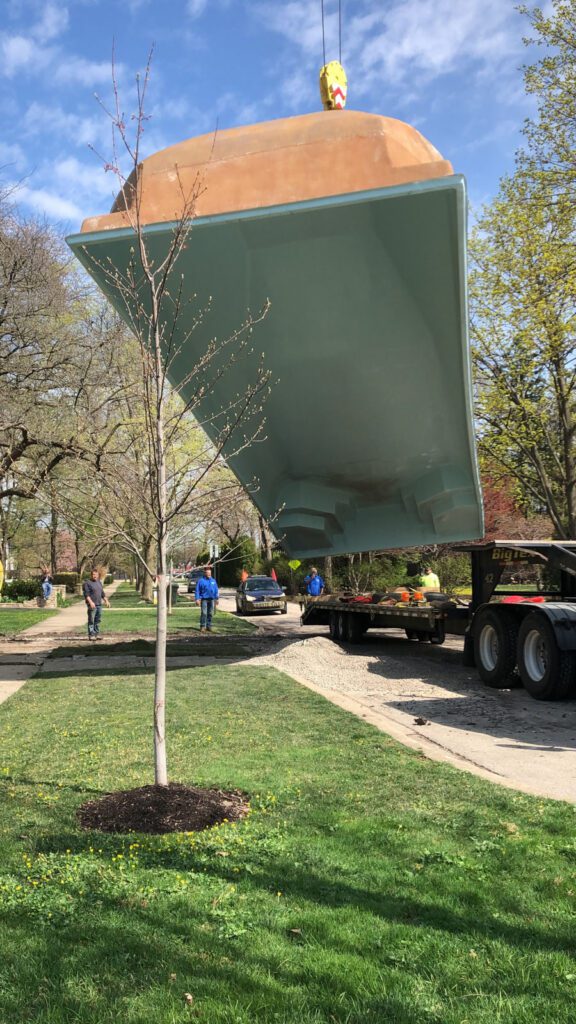 Pool delivery; patio and porch contractor