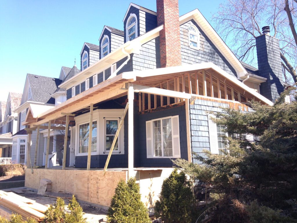 front porch construction; patio and porch contractor